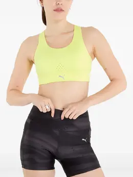 PUMA: Жёлтый бюстгальтер 