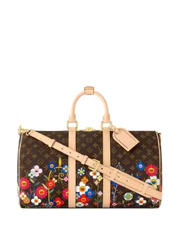 Louis Vuitton Pre-Owned: Коричневая дорожная сумка 