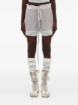 Ann Demeulemeester: Светлые шорты 