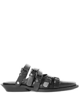 Ann Demeulemeester: Чёрные сандалии 