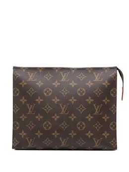 Louis Vuitton Pre-Owned: Коричневый клатч 