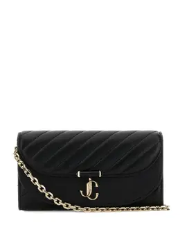 Jimmy Choo: Чёрная сумка через плечо 