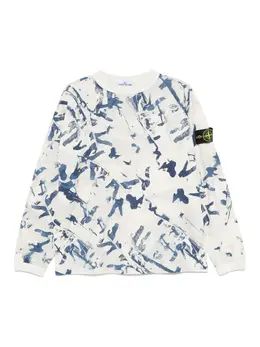 Stone Island: Хлопковая футболка 