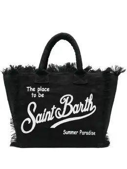 MC2 Saint Barth: Чёрная сумка-шоппер 