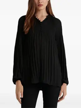 Lauren Ralph Lauren: Чёрная блуза 