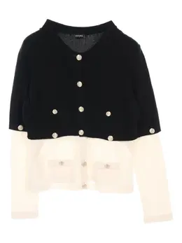 CHANEL Pre-Owned: Чёрный кардиган 