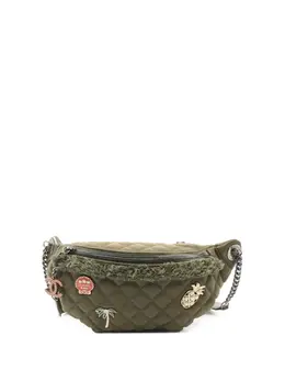 CHANEL Pre-Owned: Сумка цвета хаки 
