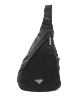 Prada Pre-Owned: Чёрный рюкзак 