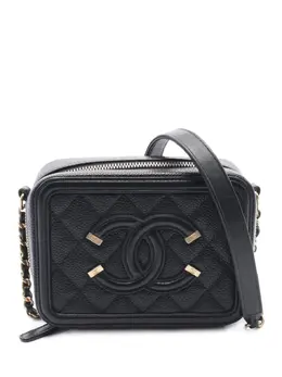 CHANEL Pre-Owned: Чёрная сумка 
