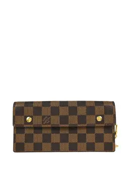 Louis Vuitton Pre-Owned: Коричневый кошелёк 