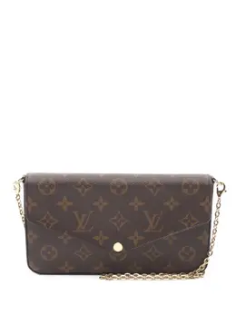 Louis Vuitton Pre-Owned: Коричневый кошелёк 