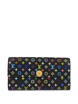 Louis Vuitton Pre-Owned: Чёрный кошелёк 