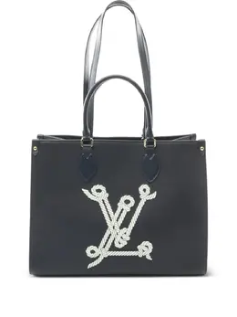 Louis Vuitton Pre-Owned: Синяя сумка-шоппер 