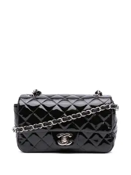 CHANEL Pre-Owned: Чёрная сумка через плечо 