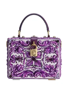 Dolce & Gabbana: Сумка с растительным принтом 