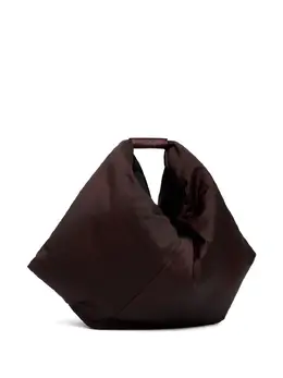 MM6 Maison Margiela: Коричневая сумка-шоппер 