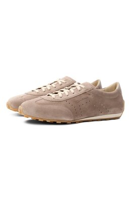 Santoni: Бежевые кроссовки 