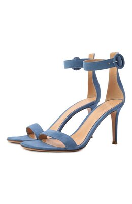 Gianvito Rossi: Синие босоножки  Portofino 85