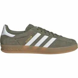 adidas: Зелёные кроссовки  Gazelle Indoor