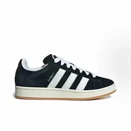 adidas: Чёрные кроссовки  Campus
