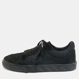 Off-White: Чёрные кроссовки  Vulcanized