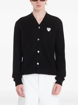 Comme Des Garçons Play: Кардиган  Heart из шерсти