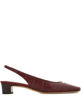 Ferragamo: Бордовые туфли 