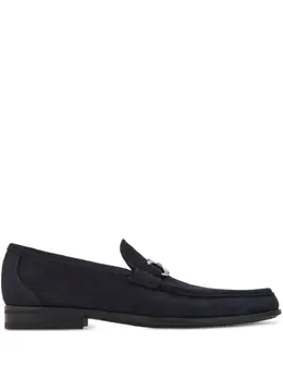 Ferragamo: Голубые туфли  Gancini