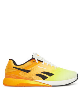 Reebok: Жёлтые кроссовки  Nano