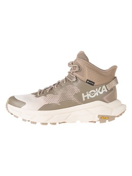 Hoka One One: Бежевые кроссовки 