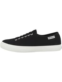 Superga: Чёрные кроссовки 