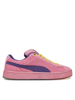 PUMA: Розовые кроссовки  Suede