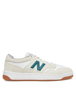 New Balance: Белые кроссовки 