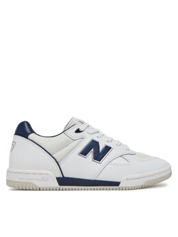 New Balance: Белые кроссовки 