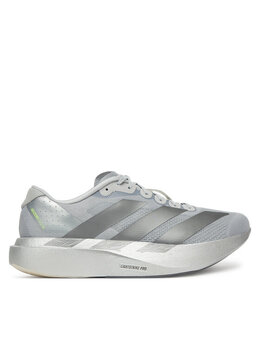 Adidas: Серые кроссовки  Adizero