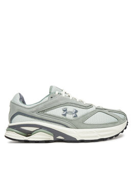 Under Armour: Зелёные кроссовки  HOVR