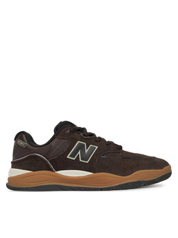 New Balance: Коричневые кроссовки 