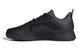 Adidas: Чёрные кроссовки 
