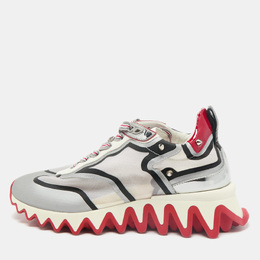 Christian Louboutin: Красные кроссовки  Sharkina