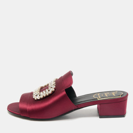 Roger Vivier: Бордовые сандалии 