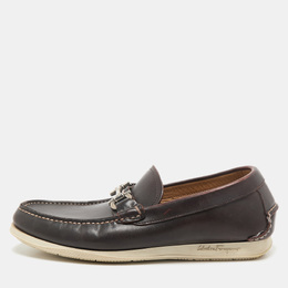 Salvatore Ferragamo: Коричневые туфли  Gancini
