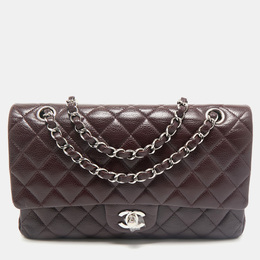 Chanel: Бордовая сумка 