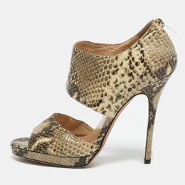 Jimmy Choo: Бежевые сандалии 