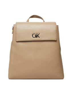 Calvin Klein: Бежевый рюкзак 