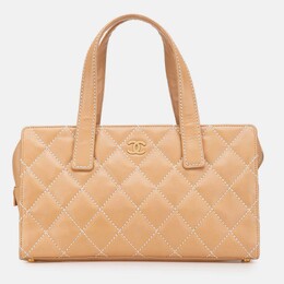 Chanel: Бежевая сумка 