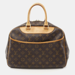Louis Vuitton: Коричневая сумка  Deauville