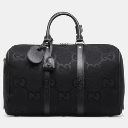 Gucci: Чёрная сумка  GG
