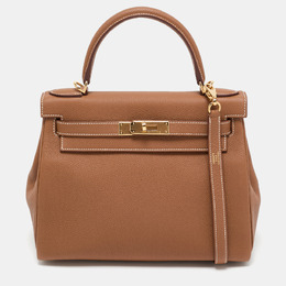 Hermes: Коричневая сумка  Kelly