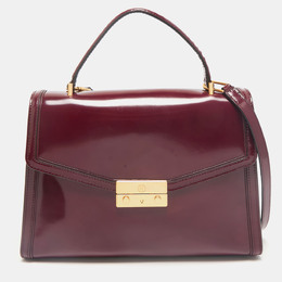 Tory Burch: Бордовая сумка 