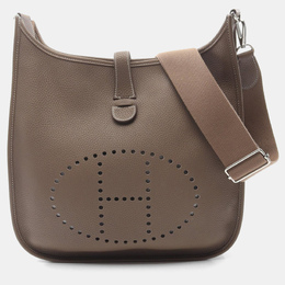 Hermes: Коричневая сумка через плечо 